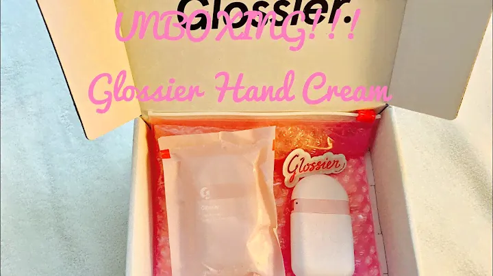 UNBOXING Glossier NEW Hand Cream + 1st Impression