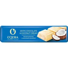 Шоколадный батончик O`Zera White &amp; Coconut cream, 45 грамм*30