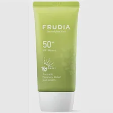 Солнцезащитный крем с авокадо Frudia Avocado Greenery Relief Sun Cream SPF50+/PA++++