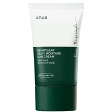 Anua Heartleaf Silky Moisture Sun Cream Успокаивающий санскрин с хауттюйнией SPF50+ PA++++ 50 мл
