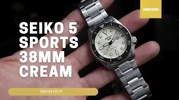 Unboxing Seiko 5 Sports 38mm Cream SRPK31