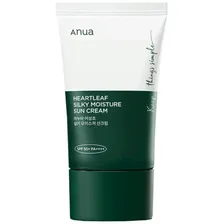 Anua Успокаивающий солнцезащитный крем с хауттюйнией Heartleaf Silky Moisture Sun Cream SPF50+PA++++, 50 мл