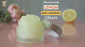Diy lemon cream for skin lightening || How to make lemon cream at home