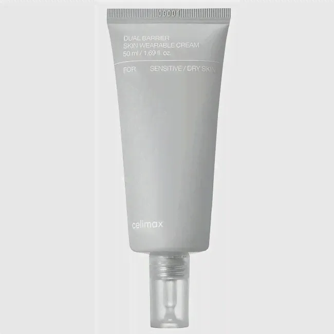 Барьерный крем с церамидами Celimax Dual Barrier Skin Wearable Cream-0